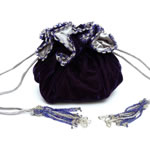 Navy velvet with silver and blue trim and cord[3]