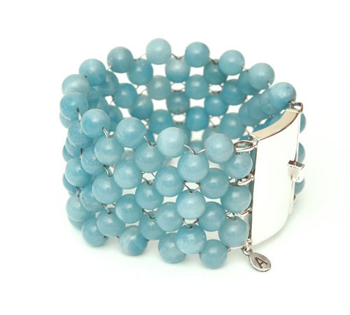 Flat Stone Cabochon Cuff Flat Stone Cabochon Cuff