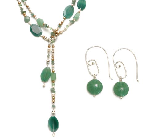 Lariat Necklace & Earring Lariat Necklace & Earring