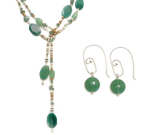 Lariat Necklace & Earring