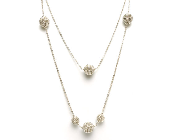 2 Tier Pom Pom Necklace