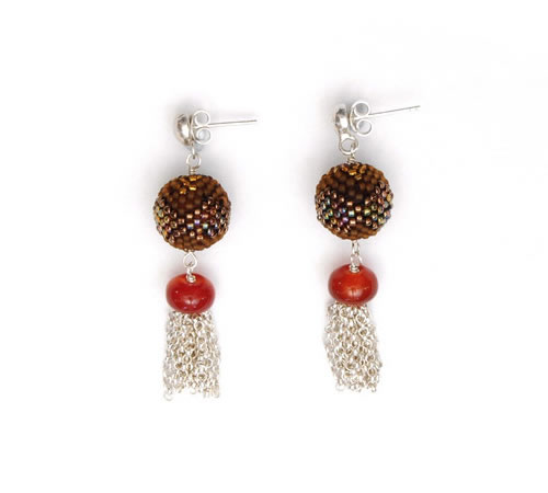 Paris mixed stone Earring