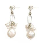 Cluster drop earring[ER-6003]