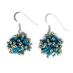 Pom Pom Earrings (med) [ERPM-5027]