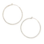 Twisted Loop Earrings [ER-924]