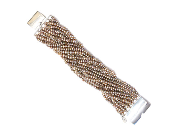 Multi-Stranded Pearl Bracelet