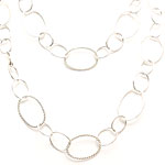 Silver French Loop Necklace [NK-922]