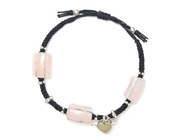 Crochet Bracelet with Semi-Precious Stones Crochet Bracelet with Semi-Precious Stones