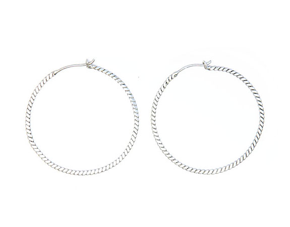 Twisted Loop Earrings (large)