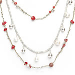 Coral, white pearl and silver[345]