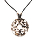 Medallion Necklace[NK-973-PG]