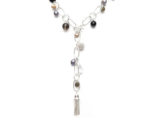 Sterling Silver Teardrop Necklace Sterling Silver Teardrop Necklace