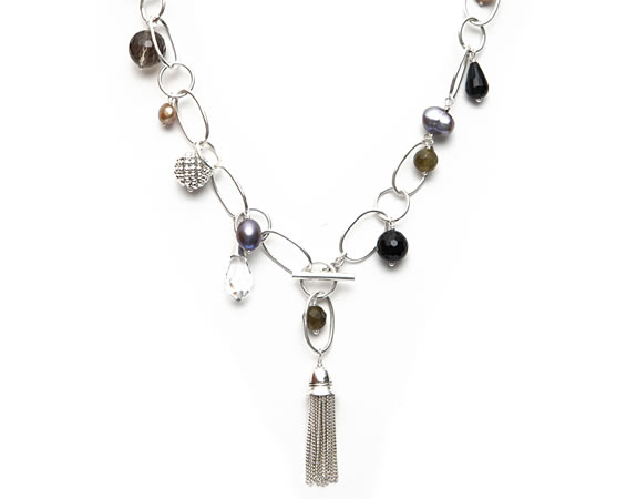 Sterling Silver Teardrop Necklace Sterling Silver Teardrop Necklace