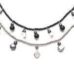 Glass Beaded Necklace[NK-302-2]